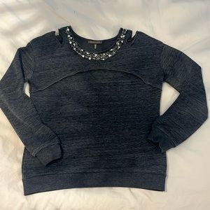 Heartloom beaded sweatshirt